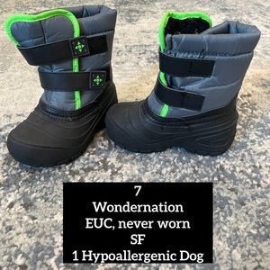 Size 7c Toddler Boy Snow Boots